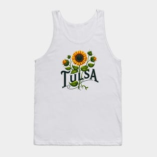 Tulsa Sunflower Tank Top